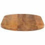 Ovale Tischplatte aus massivem Mangoholz 100x50x3,8 cm von , Tischplatten - Ref: Foro24-370156, Preis: 87,99 €, Rabatt: %