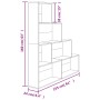 Sonoma oak plywood shelving 155x24x160cm by vidaXL, Bookcases and shelves - Ref: Foro24-800660, Price: 99,96 €, Discount: %