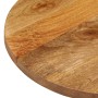 Tablero de mesa ovalado madera maciza de mango 100x40x3,8 cm