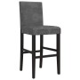 High stools 2 pcs solid rubber wood and fabric by , Kitchen stools - Ref: Foro24-4006188, Price: 132,99 €, Discount: %