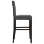 High stools 2 pcs solid rubber wood and fabric by , Kitchen stools - Ref: Foro24-4006188, Price: 132,99 €, Discount: %