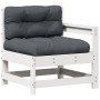 Garden furniture set with cushions 8 pieces solid white pine wood by , Garden sets - Ref: Foro24-3250593, Price: 764,38 €, Di...