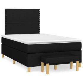 Box spring bed with black fabric mattress 120x190 cm by , Beds and slatted bases - Ref: Foro24-3270399, Price: 417,21 €, Disc...