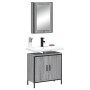 Set de muebles de baño 2 pzas madera contrachapada gris sonoma de , Muebles de baño - Ref: Foro24-3214783, Precio: 100,64 €, ...