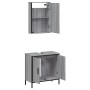 Set de muebles de baño 2 pzas madera contrachapada gris sonoma de , Muebles de baño - Ref: Foro24-3214783, Precio: 100,64 €, ...