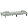 Sofa set with cushions 2 pieces light gray velvet by , Sofas - Ref: Foro24-3216262, Price: 285,99 €, Discount: %