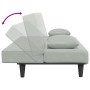 Sofagarnitur mit Kissen, 2-teilig, hellgrauer Samt von , Sofas - Ref: Foro24-3216262, Preis: 286,38 €, Rabatt: %