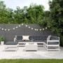 Garden furniture set with cushions 8 pieces solid white pine wood by , Garden sets - Ref: Foro24-3250585, Price: 774,59 €, Di...