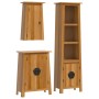 Conjunto de muebles de baño 3 piezas madera maciza de pino de , Muebles de baño - Ref: Foro24-3223455, Precio: 691,48 €, Desc...