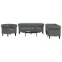 3-piece sofa set dark gray fabric by , Sofas - Ref: Foro24-3209192, Price: 830,68 €, Discount: %