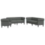 3-piece sofa set dark gray fabric by , Sofas - Ref: Foro24-3209192, Price: 830,68 €, Discount: %