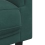 Dark green velvet 3-piece sofa set with cushions by , Sofas - Ref: Foro24-3209249, Price: 737,99 €, Discount: %