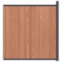 Brown WPC fence panel 173x186 cm by , fence panels - Ref: Foro24-4003982, Price: 365,40 €, Discount: %