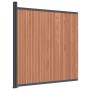 Brown WPC fence panel 173x186 cm by , fence panels - Ref: Foro24-4003982, Price: 365,40 €, Discount: %