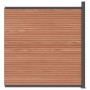 Brown WPC fence panel 173x186 cm by , fence panels - Ref: Foro24-4003982, Price: 365,40 €, Discount: %