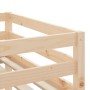 High bed for children with blue pine wood tunnel 90x200 cm by , Beds and slatted bases - Ref: Foro24-3283845, Price: 169,99 €...