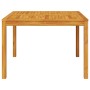 Garden dining table solid acacia wood 110x110x75 cm by , Garden tables - Ref: Foro24-366369, Price: 131,99 €, Discount: %