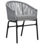 Garden chairs 2 units synthetic rattan anthracite by vidaXL, Garden chairs - Ref: Foro24-48137, Price: 186,28 €, Discount: %