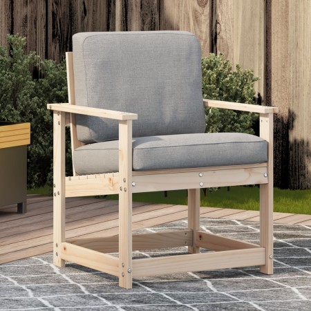 Silla de jardín madera maciza de pino 62x56x77 cm de , Sofás modulares de exterior - Ref: Foro24-832625, Precio: 49,65 €, Des...