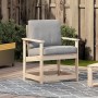 Silla de jardín madera maciza de pino 62x56x77 cm de , Sofás modulares de exterior - Ref: Foro24-832625, Precio: 49,99 €, Des...