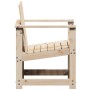 Silla de jardín madera maciza de pino 62x56x77 cm de , Sofás modulares de exterior - Ref: Foro24-832625, Precio: 49,99 €, Des...