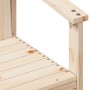 Silla de jardín madera maciza de pino 62x56x77 cm de , Sofás modulares de exterior - Ref: Foro24-832625, Precio: 49,65 €, Des...