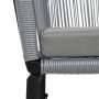 Garden chairs 2 units synthetic rattan anthracite by vidaXL, Garden chairs - Ref: Foro24-48137, Price: 186,28 €, Discount: %