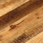 Tablero de mesa redondo madera maciza mango rugosa Ø 70x3,8 cm