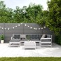 7-teiliges Gartenmöbel-Set mit Kissen aus massivem Weißkiefernholz von , Gartensets - Ref: Foro24-3250945, Preis: 671,01 €, R...