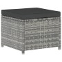 Set de muebles de jardín 5 pzas y cojines ratán sintético gris de vidaXL, Conjuntos de jardín - Ref: Foro24-48134, Precio: 27...