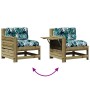 5-piece garden furniture set with impregnated pine wood cushions by , Garden sets - Ref: Foro24-3250835, Price: 513,99 €, Dis...