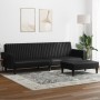 2-teilige Sofagarnitur aus schwarzem Kunstleder von , Sofas - Ref: Foro24-3216288, Preis: 316,99 €, Rabatt: %