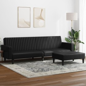 2-piece black synthetic leather sofa set by , Sofas - Ref: Foro24-3216288, Price: 339,47 €, Discount: %