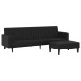 2-teilige Sofagarnitur aus schwarzem Kunstleder von , Sofas - Ref: Foro24-3216288, Preis: 316,99 €, Rabatt: %