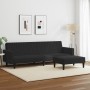 2-teilige Sofagarnitur aus schwarzem Samt von , Sofas - Ref: Foro24-3216283, Preis: 308,99 €, Rabatt: %