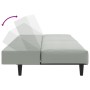 Light gray velvet 2-piece sofa set by , Sofas - Ref: Foro24-3216274, Price: 276,99 €, Discount: %