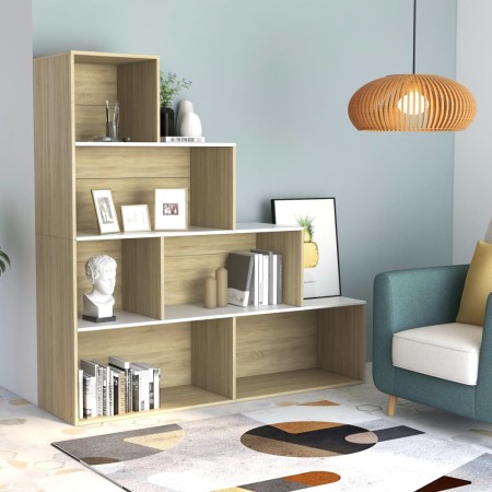 White oak plywood shelf 155x24x160cm by vidaXL, Bookcases and shelves - Ref: Foro24-800662, Price: 151,99 €, Discount: %