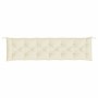 Garden bench cushion cream Oxford fabric 200x50x7 cm by , Cushions for chairs and sofas - Ref: Foro24-361642, Price: 42,99 €,...