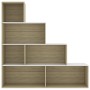 White oak plywood shelf 155x24x160cm by vidaXL, Bookcases and shelves - Ref: Foro24-800662, Price: 151,99 €, Discount: %