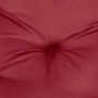 Cojín de banco de jardín tela Oxford rojo tinto 200x50x7 cm