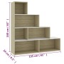 White oak plywood shelf 155x24x160cm by vidaXL, Bookcases and shelves - Ref: Foro24-800662, Price: 151,99 €, Discount: %