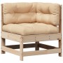 Garden furniture set 7 pieces and cushions solid pine wood by , Garden sets - Ref: Foro24-3250868, Price: 686,99 €, Discount: %