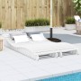 Solid white pine wood sun loungers 2 units 205x60x31.5 cm by , Loungers - Ref: Foro24-832575, Price: 167,56 €, Discount: %