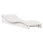 Solid white pine wood sun loungers 2 units 205x60x31.5 cm by , Loungers - Ref: Foro24-832575, Price: 167,56 €, Discount: %