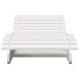 Solid white pine wood sun loungers 2 units 205x60x31.5 cm by , Loungers - Ref: Foro24-832575, Price: 167,56 €, Discount: %