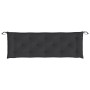 Garden bench cushion Oxford fabric black 150x50x7 cm by , Cushions for chairs and sofas - Ref: Foro24-361609, Price: 38,99 €,...