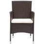 Garden dining chairs 2 units brown synthetic rattan by , Garden chairs - Ref: Foro24-318496, Price: 143,97 €, Discount: %