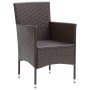 Garden dining chairs 2 units brown synthetic rattan by , Garden chairs - Ref: Foro24-318496, Price: 143,97 €, Discount: %