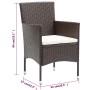 Garden dining chairs 2 units brown synthetic rattan by , Garden chairs - Ref: Foro24-318496, Price: 143,97 €, Discount: %