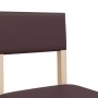 High stools 2 pcs solid rubber wood and synthetic leather by , Kitchen stools - Ref: Foro24-4006197, Price: 129,99 €, Discoun...